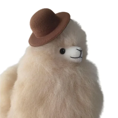 Kapelusz dla alpak | Brązowy DUŻY