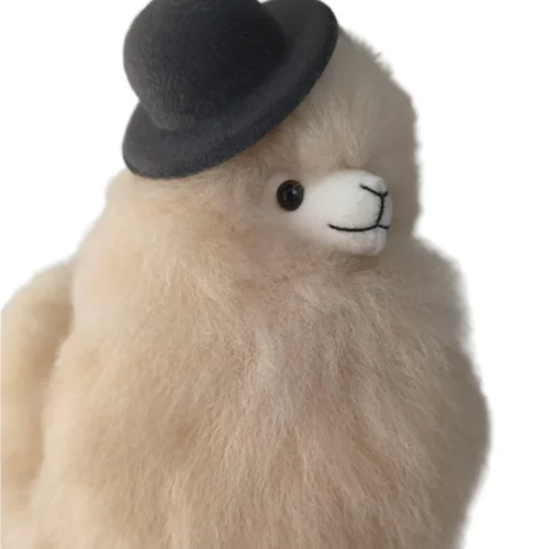 Kapelusz dla alpak | Szary DUŻY