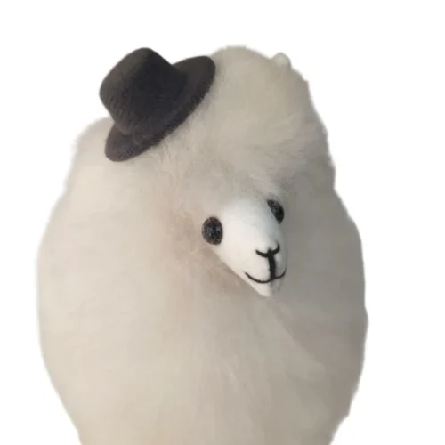 Kapelusz dla alpak | Szary MAŁY