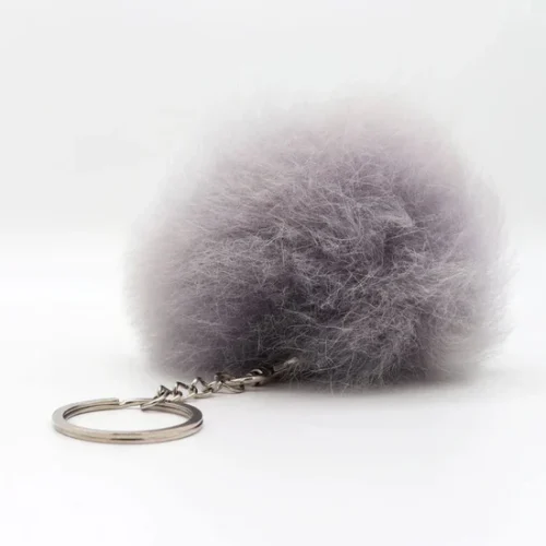 Brelok z futra alpaki | Srebro