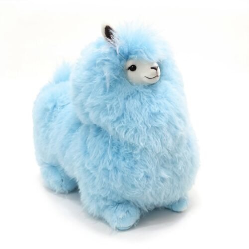 Alpaka Tęczowa – Mała | Ręcznie robione zabawki z alpaki | Maluszek